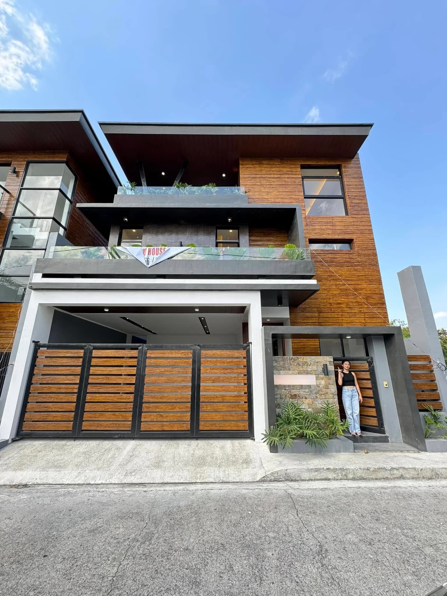 Brand New Modern 3 Storey House and Lot w/ Pool at Greenwoods Executive Village, Cainta