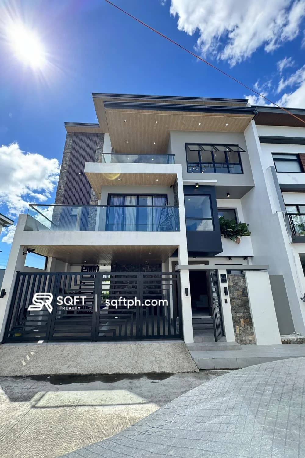 Brand New Sleek 4BR Modern House And Lot with Swimming Pool For Sale in Greenwoods Executive Village, Cainta, Rizal