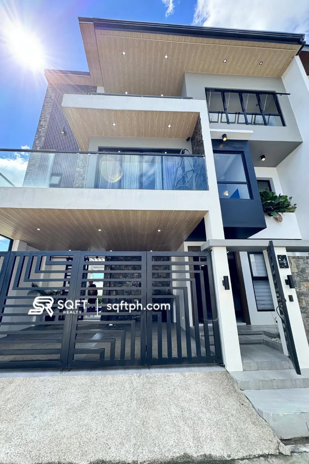 Brand New Sleek 4BR Modern House And Lot with Swimming Pool For Sale in Greenwoods Executive Village, Cainta, Rizal