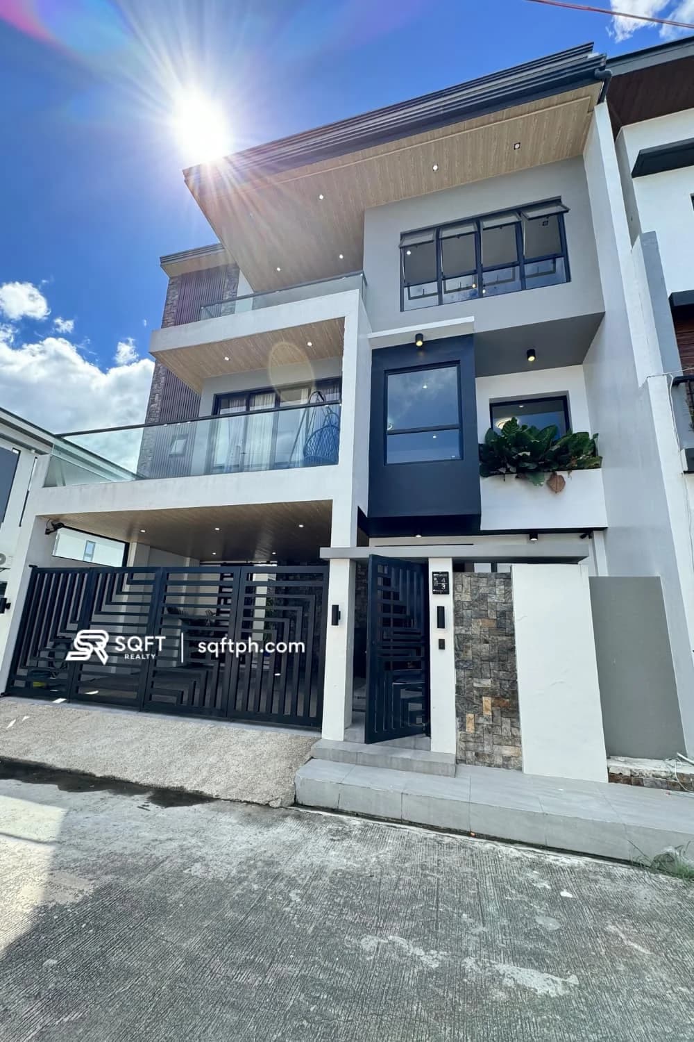 Brand New Sleek 4BR Modern House And Lot with Swimming Pool For Sale in Greenwoods Executive Village, Cainta, Rizal