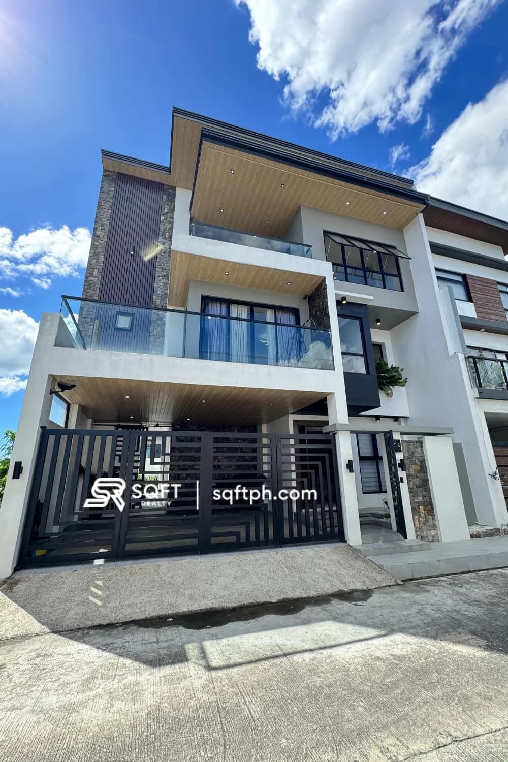 Brand New Sleek 4BR Modern House And Lot with Swimming Pool For Sale in Greenwoods Executive Village, Cainta, Rizal