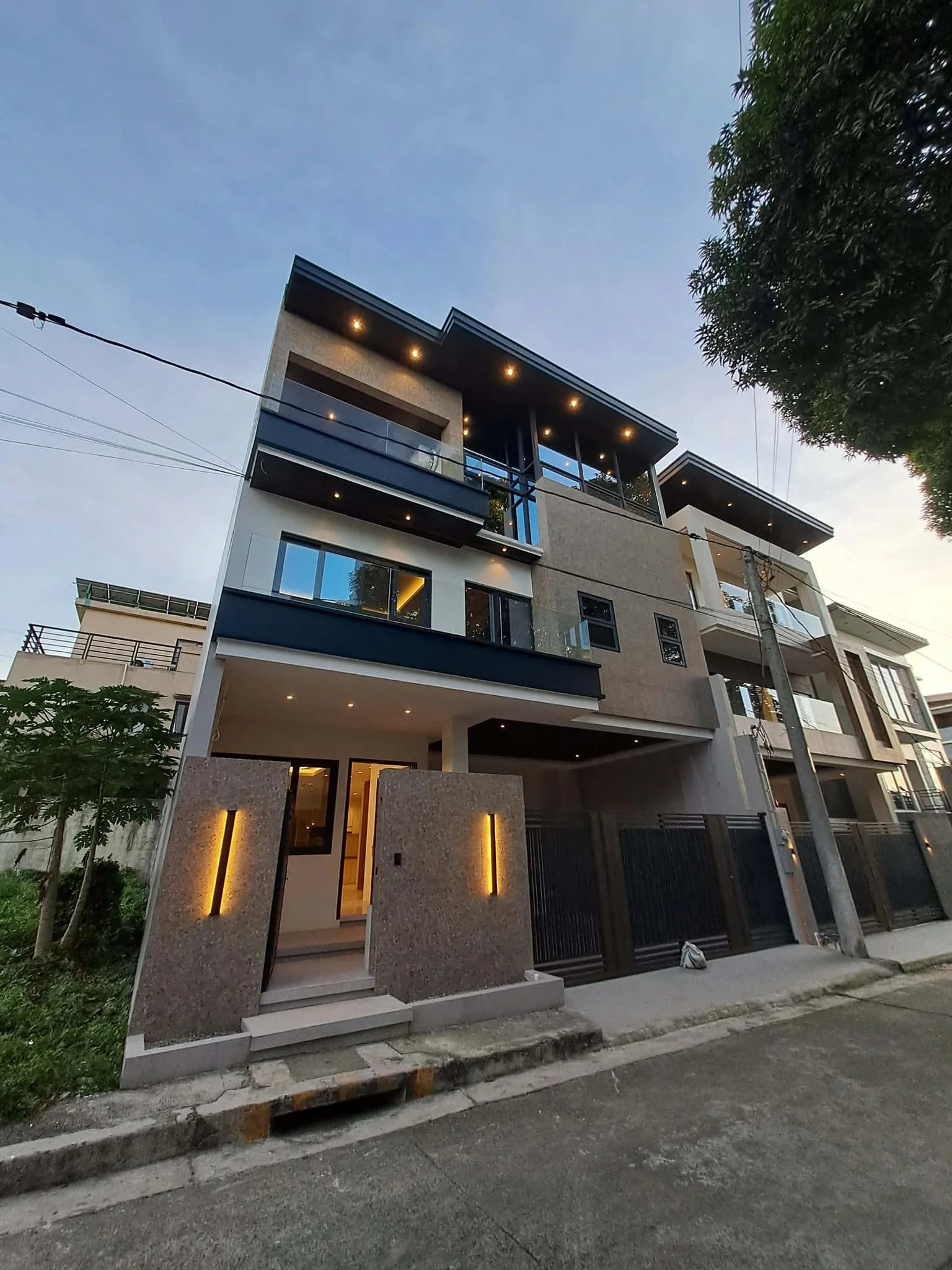 Brand New Modern 5BR House and Lot For Sale in Tandang Sora, Quezon City (Left Unit)
