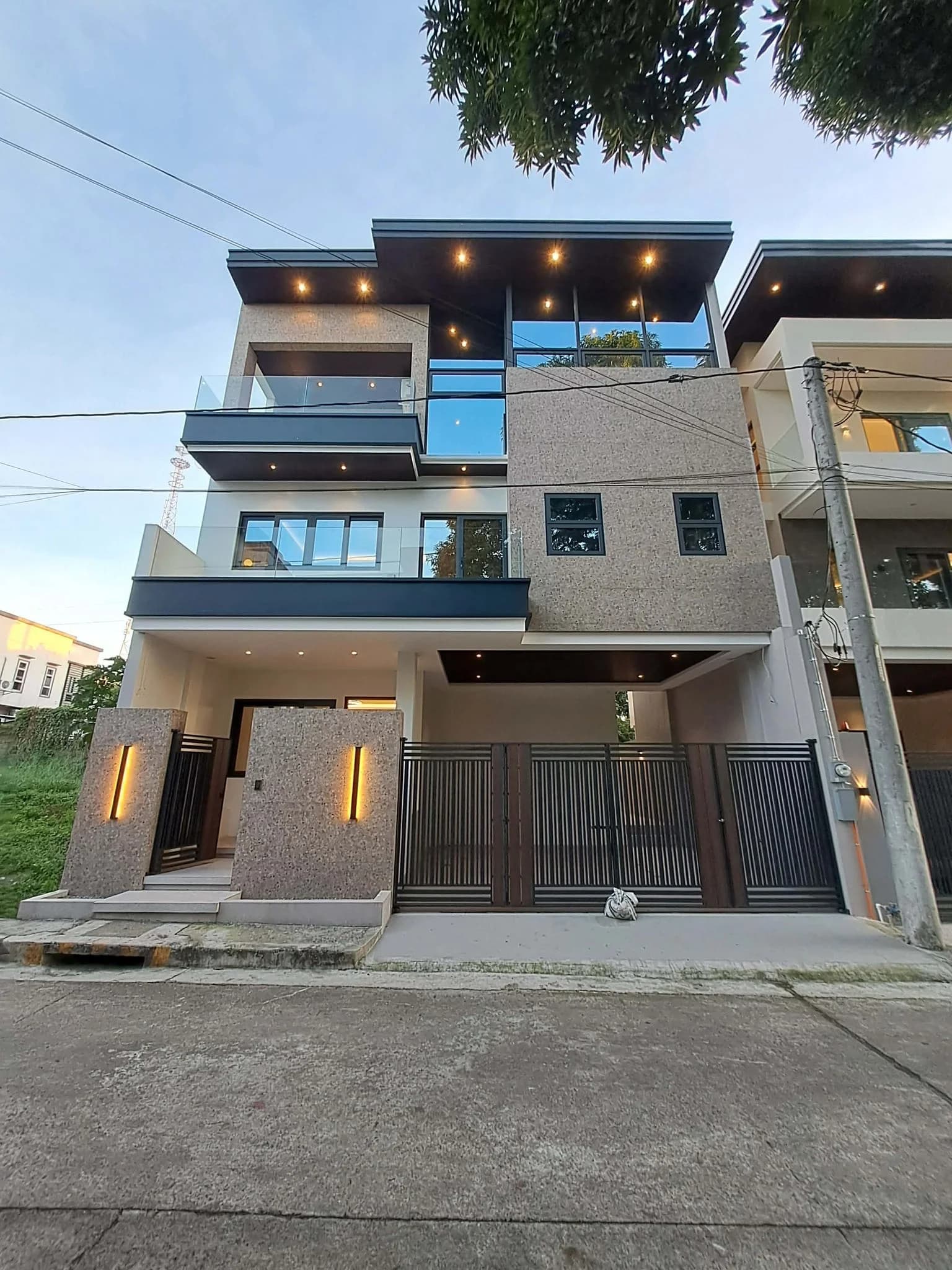 Brand New Modern 5BR House and Lot For Sale in Tandang Sora, Quezon City (Left Unit)