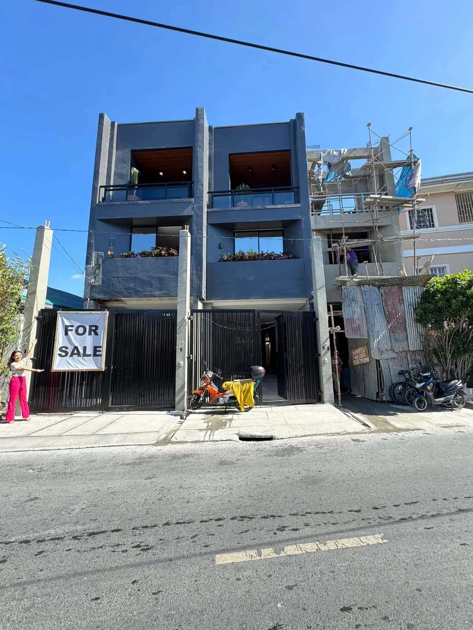 Brand New Modern Minimalist Townhouse For Sale in Better Living, Parañaque City (Unit 1)
