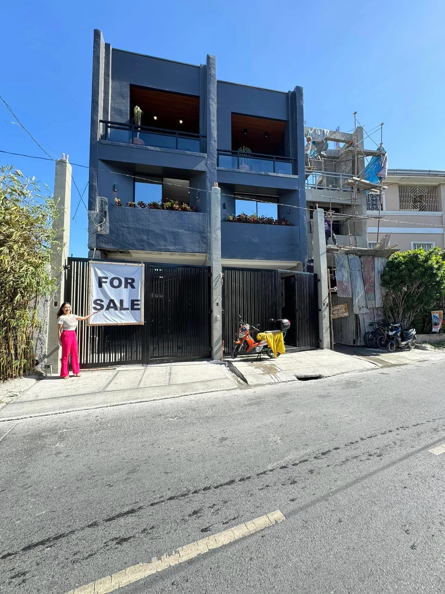 Brand New Modern Minimalist Townhouse For Sale in Better Living, Parañaque City (Unit 1)